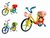 Toy Bicycle Vehicle Model Early Education Toys With Light Music
