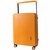 Suitcase set Orange Hardcase - 3 pieces - TSA Lock - wide handle Bubule