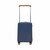 Bubule Hardcase suitcase set steel blue - 3 pieces - TSA lock - wide handle