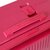 Hardcase suitcase Hand luggage Dark pink - 55 cm - TSA lock - wide handle Bubule