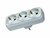 Adapter plug 3-way white - Socket Splitter - Socket