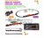 Electric Train - Classic Steam Locomotive - With Wagons, Track and LED Light - Railway Carriage - 23 Parts