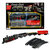 Electric Train - Classic Steam Locomotive - With Wagons, Track and LED Light - Railway Carriage - 18 Parts