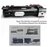 Electric Train - Classic Steam Locomotive - With Wagons, Track and LED Light - Railway Carriage - 19 Parts