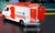 Ambulance toy with light and siren sound effects - friction driven wheels