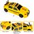 City Taxi - toy taxi with sound and light effects - friction motor - 1:16