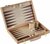 Backgammon Set - solid wood - 47.5 x 38 x 2.7 cm