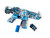 Gel Blaster - Electric Gun - Blue Graffiti - Complete Set Including Gel Balls - Rechargeable - 48CM
