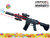 Gel Blaster - M16 - Luminous Silencer - LED Light - incl. gel balls - complete set - rechargeable - 78CM