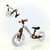 Foldable Bike - Foldable Balance Bike with 1-Button System - 87CM - Brown - Lightweight