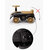 Classic Luxury Retro Car - Walking Car 55CM - Black - Music and Lights