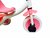 Tricycle children's bicycle - Pink - with pedals - light & sound 63CM