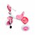 Tricycle children's bicycle - Pink - with pedals - light & sound 63CM
