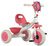 Tricycle children's bicycle - Pink - with pedals - light & sound 63CM