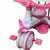 Children's tricycle with push bar - Music and Light - Pink
