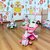Children's tricycle with push bar - Music and Light - Pink