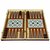 Chess - Schaken, Backgammon en Dammen - 3in1 set - 49X49CM - Hout - Opklapbaar bord