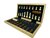 Wooden Chess Checkers set -  Luxe Magnetische 2-in-1 Schaak- en Dambord - Eikenhout - inklapbaar schaakbord
