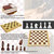 Houten Chess & Dammen 2-in-1 - 52x52 cm - schaak set 