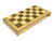 Houten Chess & Dammen 2-in-1 - 52x52 cm - schaak set 