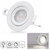 LED Inbouwspot 5W 6500k - wit - verstelbaar spot &oslash;68-75mm
