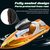 Gallop RC Speedboot &ndash; LED-verlichting, Hoge Snelheid - 2.4GHZ  Tornado boat Orange