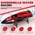 Speed Race Boat &ndash; HJ808 RC Speedboot met 2.4 GHz Afstandsbediening - Rood