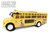 School bus with Disco Led Lights and Music - toy bus 24CM