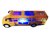 School bus with Disco Led Lights and Music - toy bus 24CM