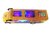 School bus with Disco Led Lights and Music - toy bus 24CM