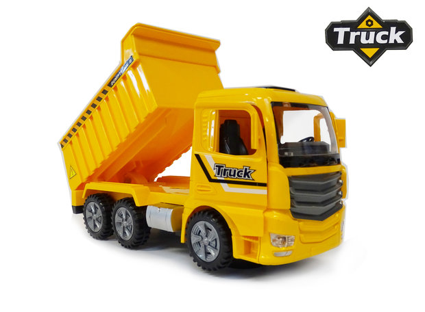 Vrachtwagen speelgoed met laadbak-kiepbak - Dump Truck - met licht en geluid 25CM