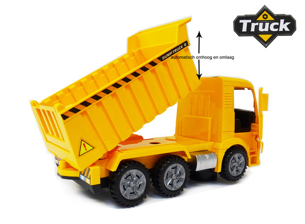 Vrachtwagen speelgoed met laadbak-kiepbak - Dump Truck - met licht en geluid 25CM