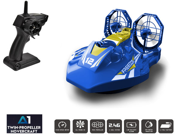 Rc Hovercraft 2IN1 - 2.4G 4CH 