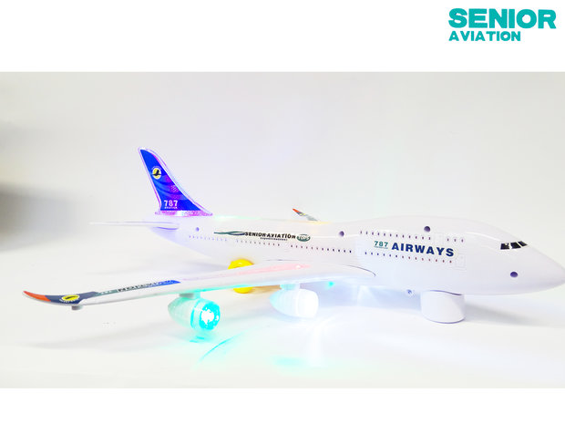 Airbus toy plane -Senior Aviation Airways 787 46CM