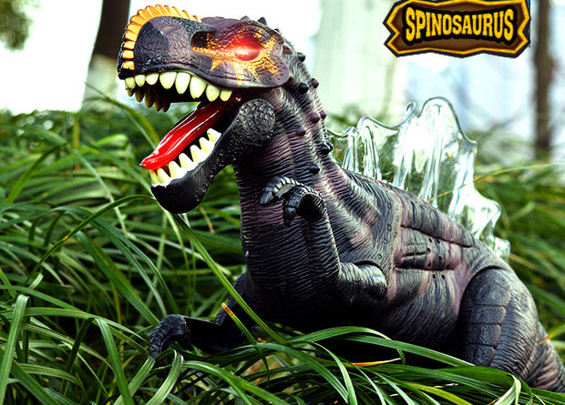 T Rex met dino geluid en lichtjes -Dinosaurus speelgoed - Tyrannosaurus 41CM