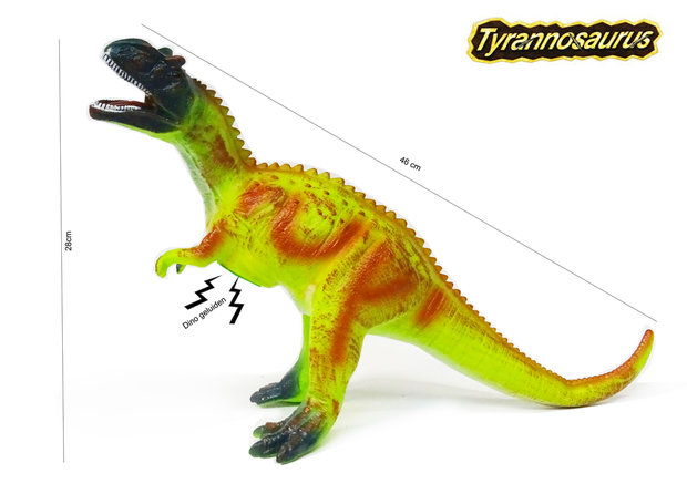 Tyrannosaurus Rex with with dinosaur sound 46 CM - T-REX Dino