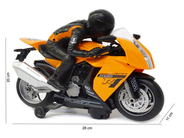 communicatie afvoer band AutoBike motorbike toy with lights and sounds | MotorCycle - 24shopping