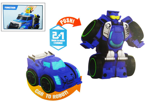 Deformation Transformer vrachtwagen set speelgoed - Robot en auto 2in1 - Robot Max - speelset 39CM