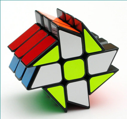 Fisher cube - kubus - QiYi Cube - puzzel kubus speelgoed ( 6x6cm)
