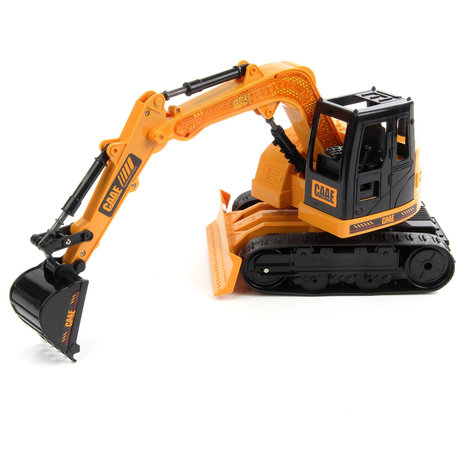 RC Excavator Toy Work Vehicle - LED Lights and Sound - 2.4GHz Controlled Truck 1:20