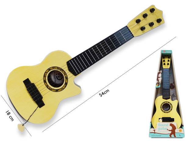 Guitar with 6 strings - Sound Guitar - 54cm - Toy instrument