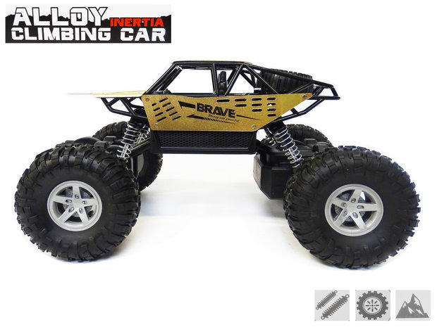Legering Klimwagen - off-road - metal Body truck 4x4 - speelgoed auto (26cm)