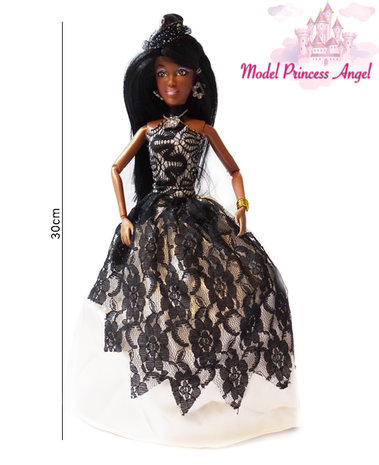 Toy doll with nice prom dress - Bridesmaid, prom, cocktail outfit 30CM B