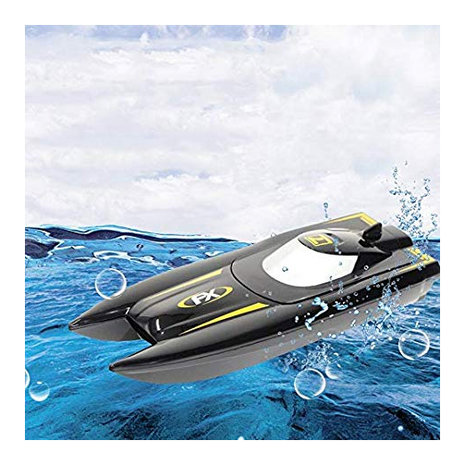 Rc boot H118 - oplaadbaar - 2.4GHZ afstandsbediening - 10km/u -  50 meter bereik - afstand bestuurbare boot 23CM