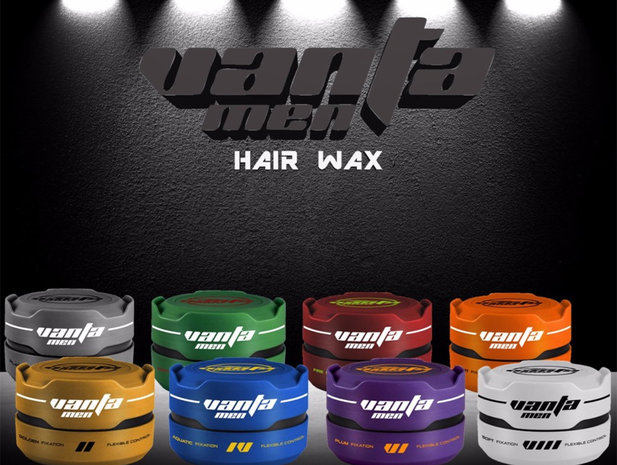 Hair Styling Wax Men- Vanta - 150 ml. - Aqua Orange
