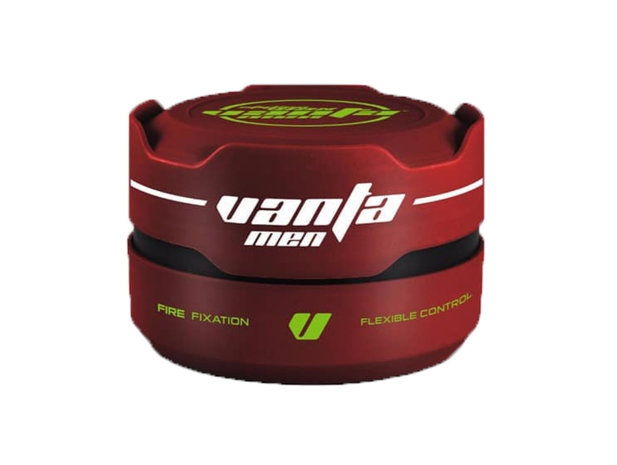 Hair Styling Wax Men- Vanta - 150 ml. - Aqua red - watermelon scent - Fire fixation