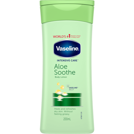 Vaseline Vaseline Alo&euml; Soothe Bodylotion - hydraterende lotion - verzacht en herstelt de droge huid 200ml