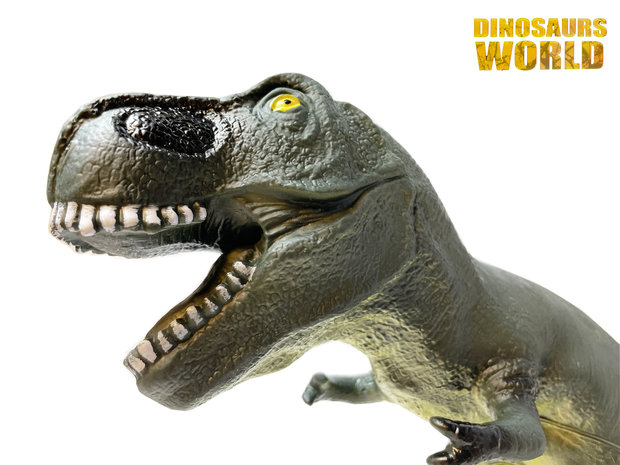 Dinosaurus T-rex&nbsp;Speelgoed 56 Cm - zacht rubber - maakt dino geluiden - Dinoworld&nbsp;