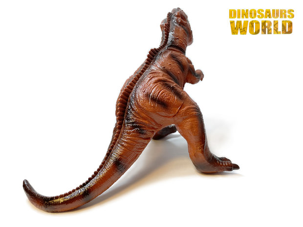 Giganotosaurus&nbsp;- makes dino sounds - Toy dinosaur 50 cm - soft rubber - Dinoworld