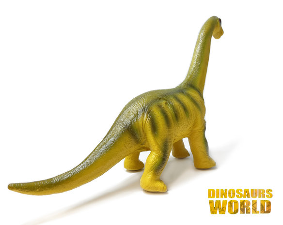 Diplodocus&nbsp; Dinosaurus speelgoed Prehistorie- zacht rubber - maakt dino geluiden&nbsp;- 53 CM